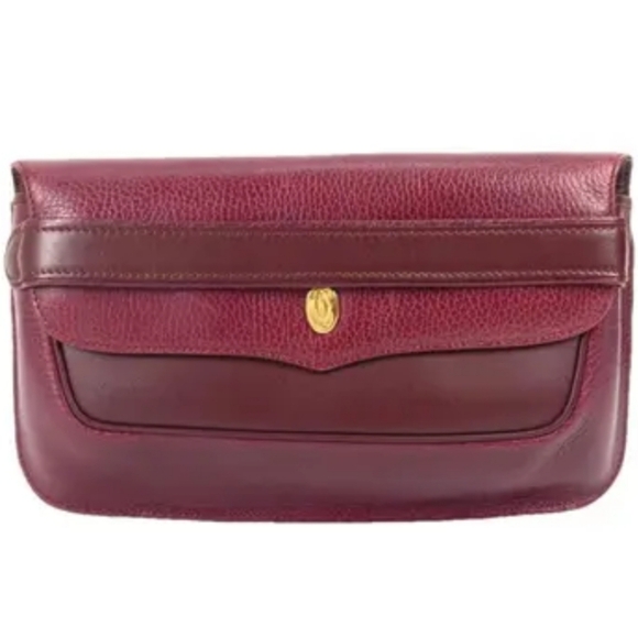 Cartier Handbags - Must de Cartier Paris flap clutchgreat leather bag in great vintage condition,